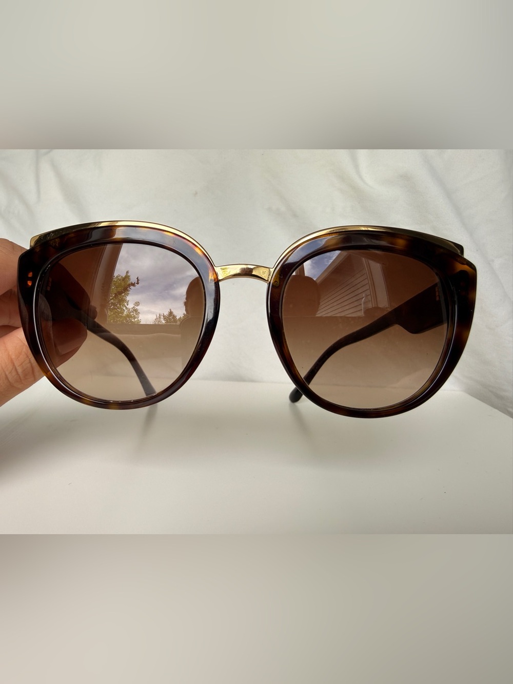 Dolce & Gabbana DG4383 Havana Butterfly sunglasses
